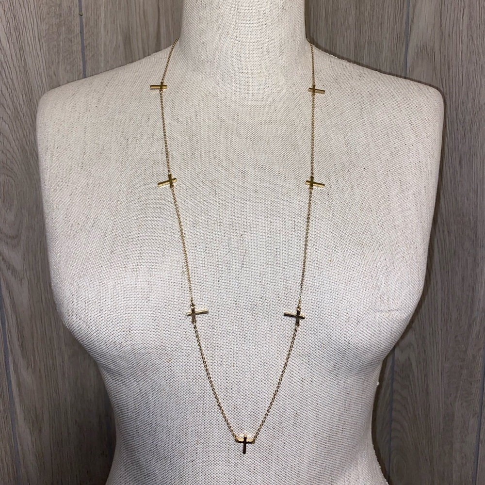 Gold Cross Necklace